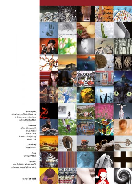 Rückblatt . Literaturkalender "Thüringer Ansichten 2012" . 2011