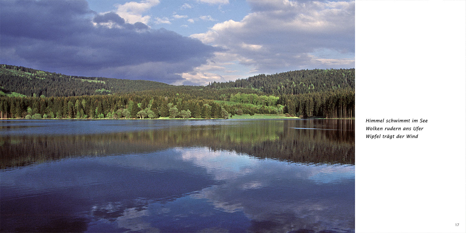 "Himmel schwimmt im See" . Horst Wiegand "Wo der Berg nicht aufhört" . Gedichte & Fotografie . 2013