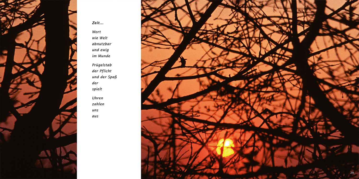 "Zeit..." . Horst Wiegand "Wo der Berg nicht aufhört" . Gedichte & Fotografie . 2013