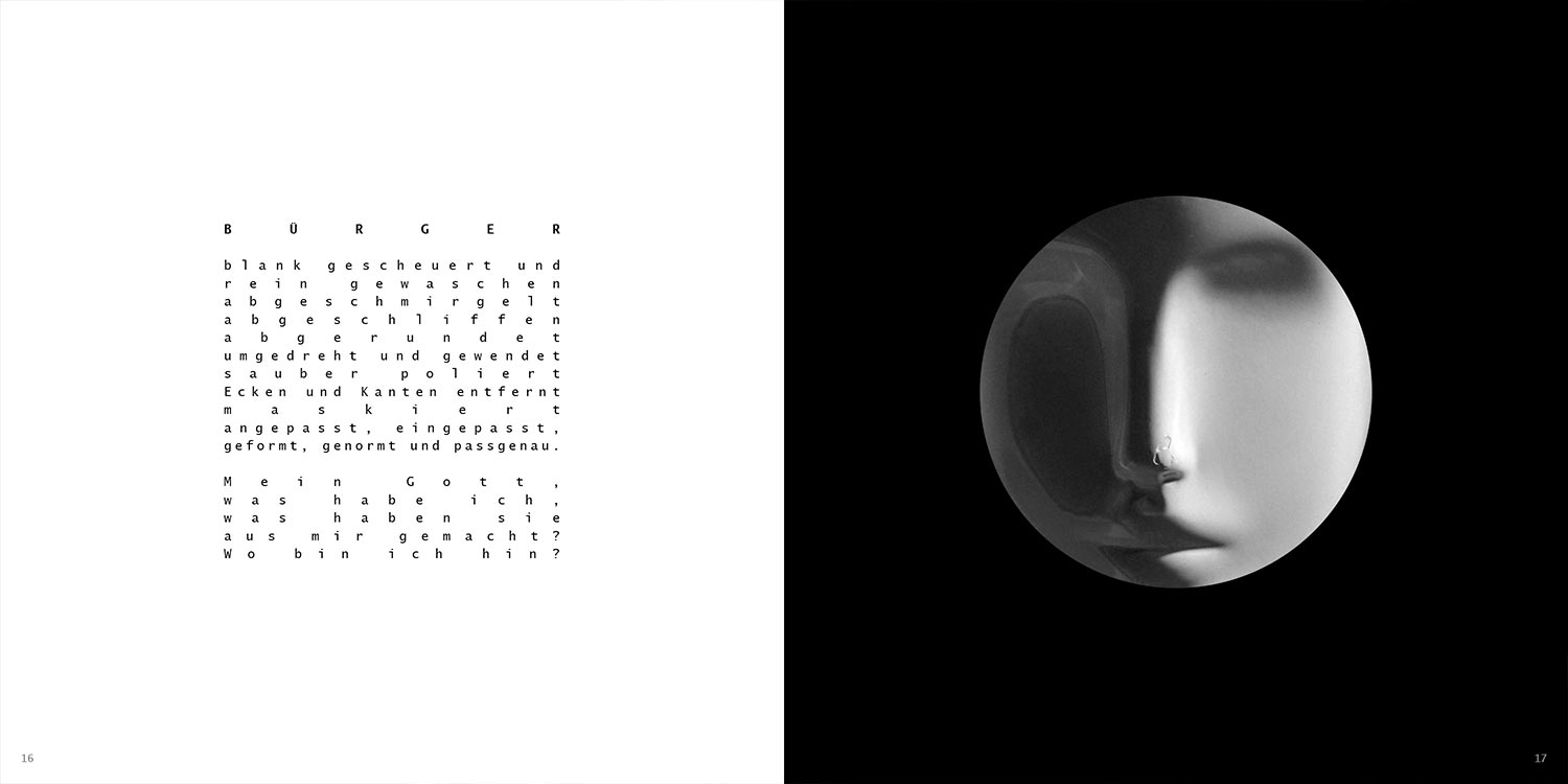 "Bürger" . "Masken" . Texte + Fotografie . Hendrik Neukirchner + Günter Giese . 2014