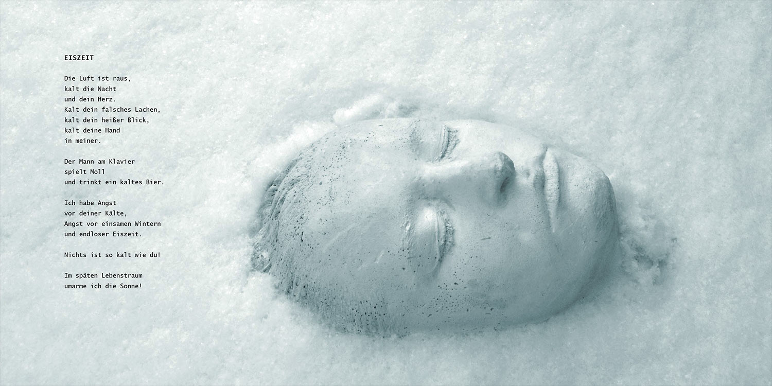 "Eiszeit" . "Masken" . Texte + Fotografie . Hendrik Neukirchner + Günter Giese . 2014