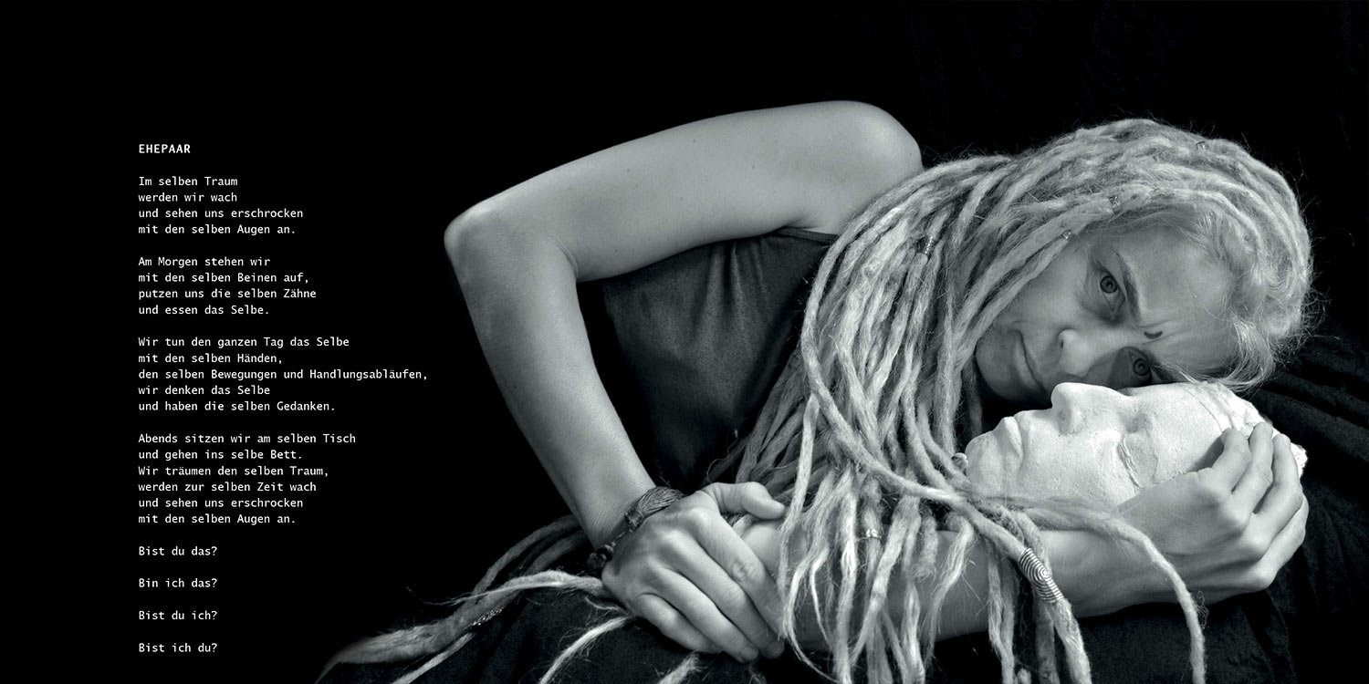 "Ehepaar" . "Masken" . Texte + Fotografie . Hendrik Neukirchner + Günter Giese . 2014