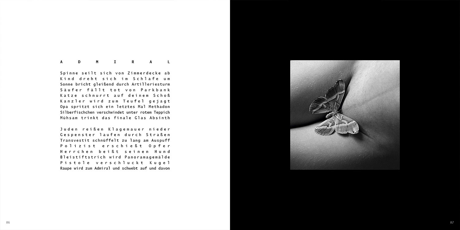 "Admiral" . "Masken" . Texte + Fotografie . Hendrik Neukirchner + Günter Giese . 2014