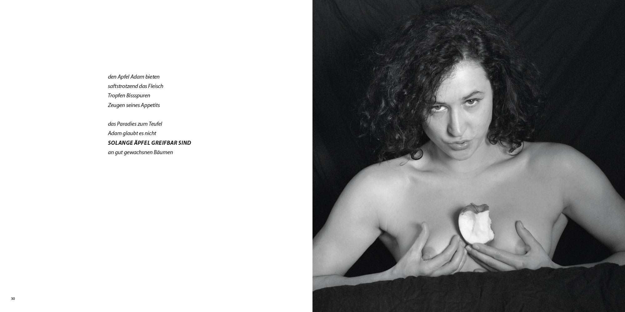 Zauber Zeichen: Solange Äpfel greifbar sind . Ursula Schütt Texte . Günter Giese Fotografie (Gestaltung: Edition Sinnbild Designakut 2017)