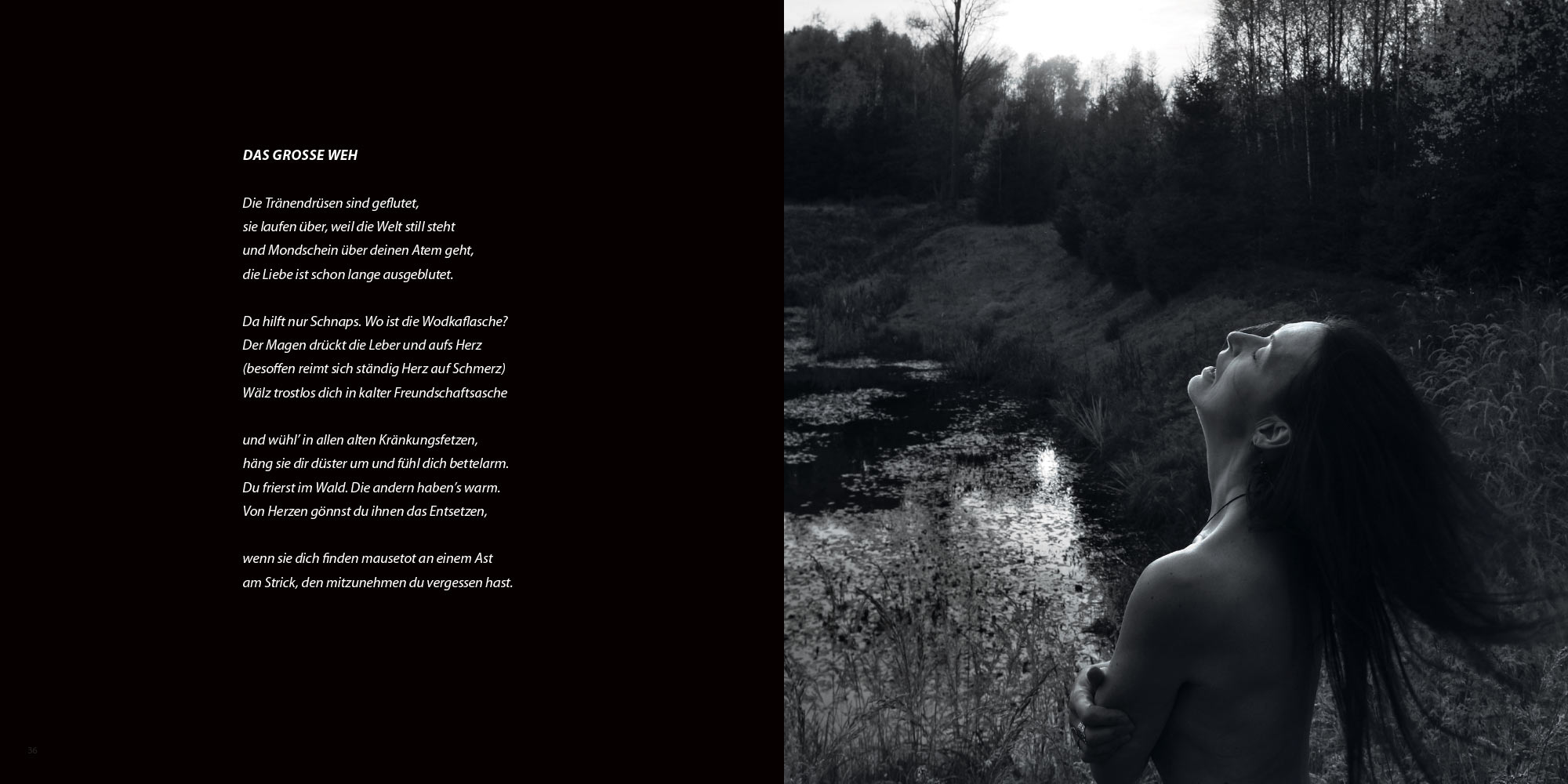 Zauber Zeichen: Das große Weh . Ursula Schütt Texte . Günter Giese Fotografie (Gestaltung: Edition Sinnbild Designakut 2017)