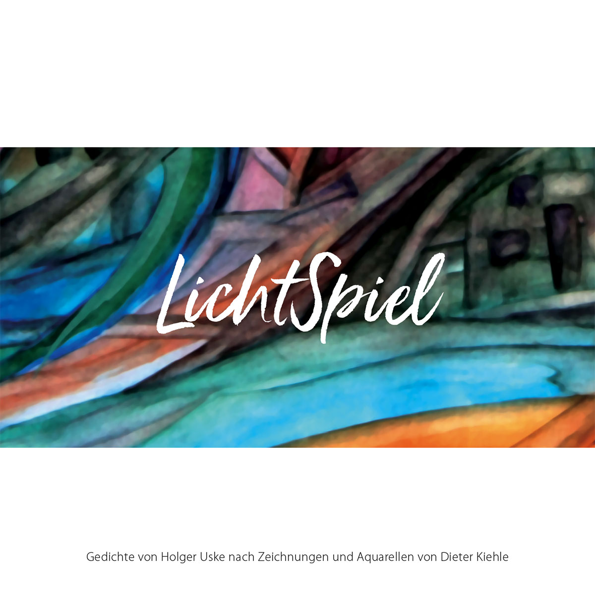 LichtSpiel WortSpiel: Banderole . Kunstmappe (Gestaltung: Designakut 2020)