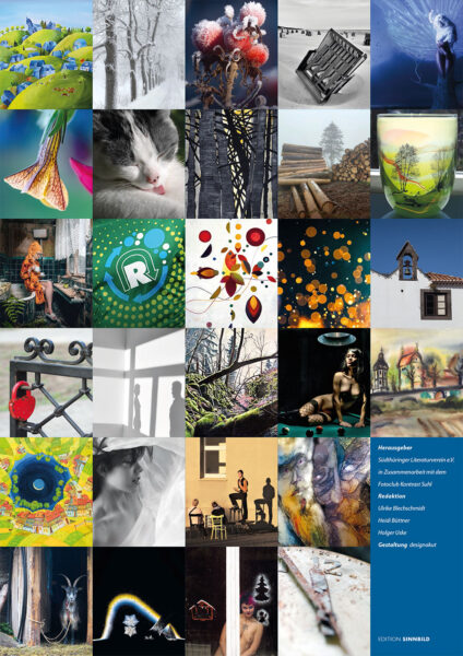 Literaturkalender Thüringer Ansichten 2024: Rückseite (Gestaltung: Designakut 2023)